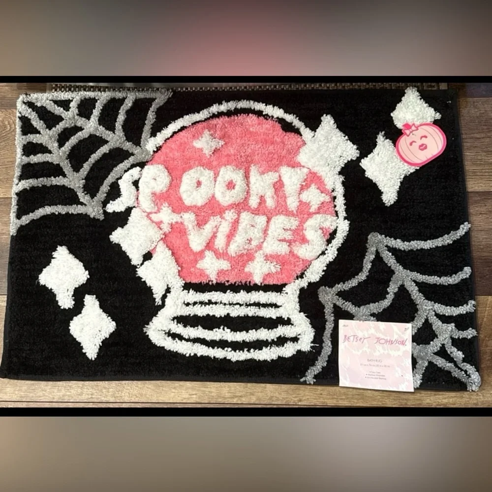 Betsey Johnson Spooky Vibes Bath Rug